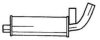 AKS DASIS SG45498 Middle Silencer